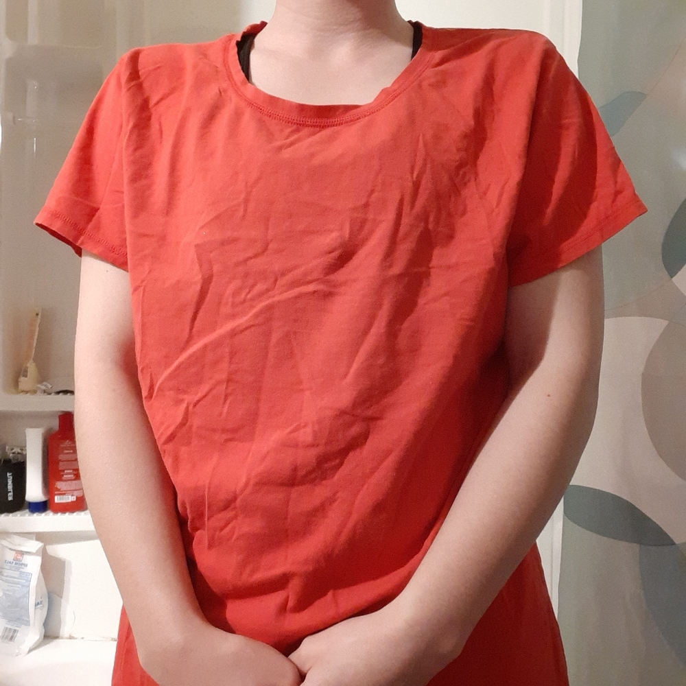 DANSKIN NOW XL/2XG Pink Active Tee
